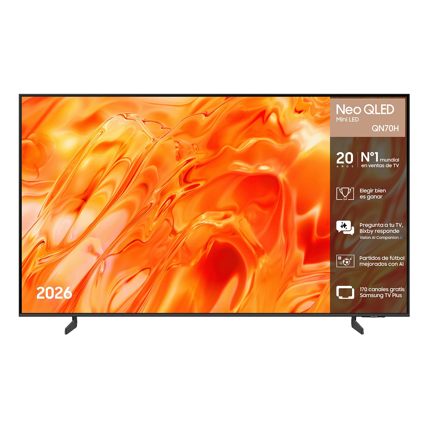 Televisão SAMSUNG TV 55" TQ55QN70H UHD NEOQLED SMARTTV 120HZ